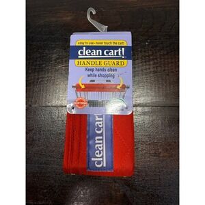 Clean Cart Handle Guard Shopping Cart Cover Antimicrobial Washable Red Blue‎